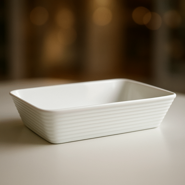 Travessa de Porcelana Linea Branco