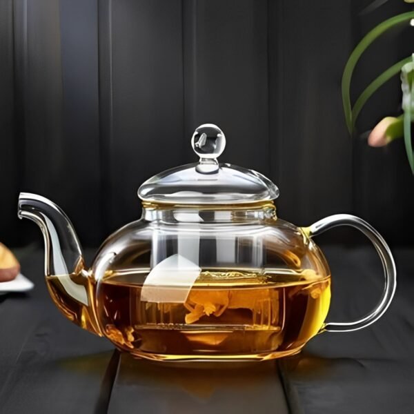 Chaleira de Vidro Borossilicato Com Infusor 540 ml